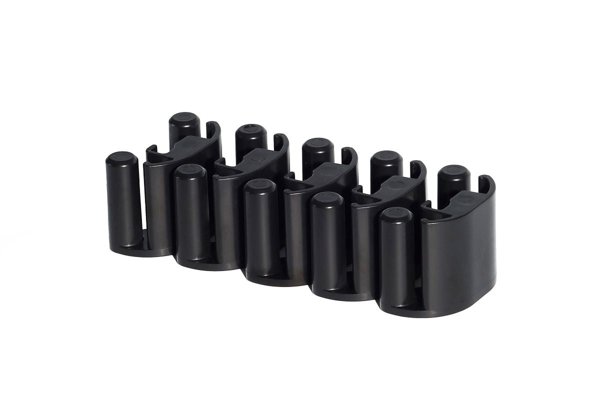 Zavus Medal Display, Single Rail, Black, 5 Medal