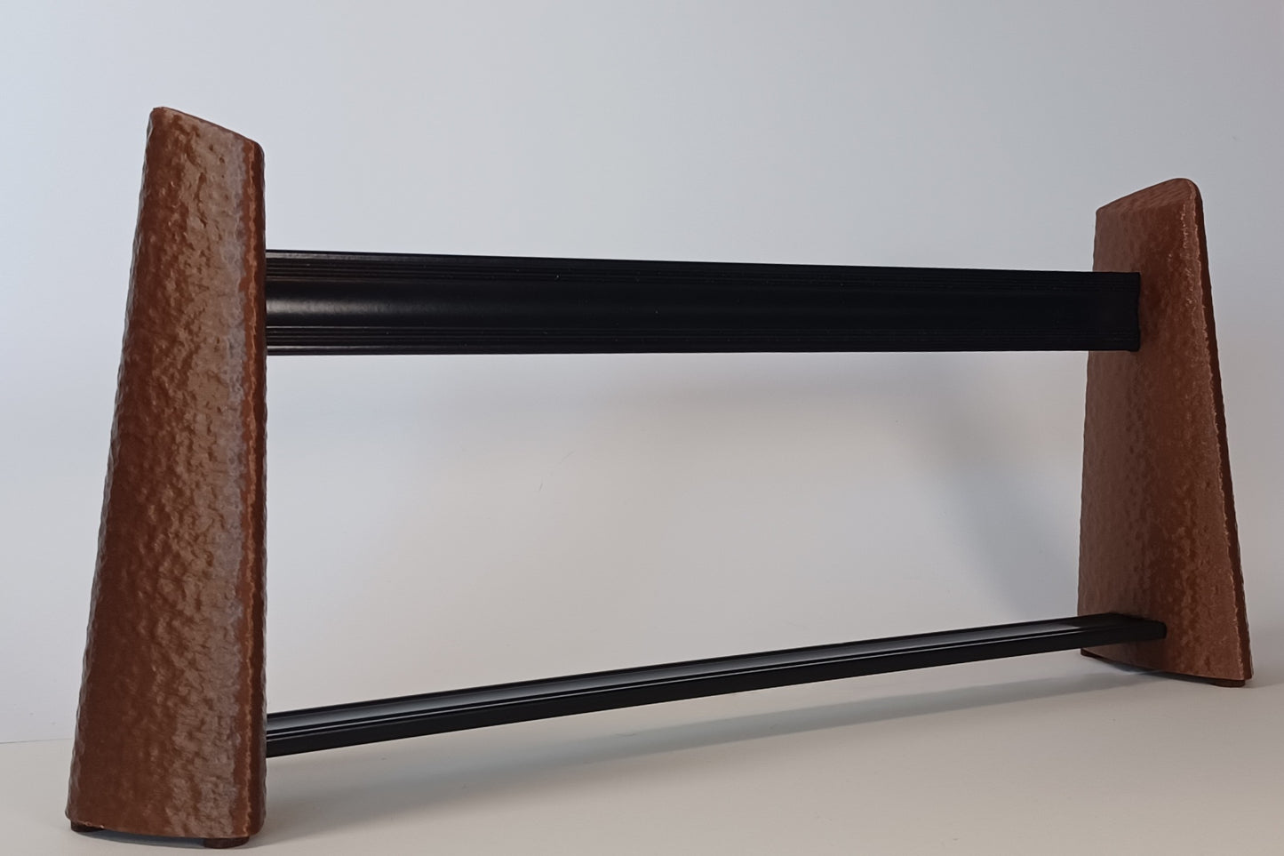 Medal Display, Standing, Hammered Copper, 4-Medal
