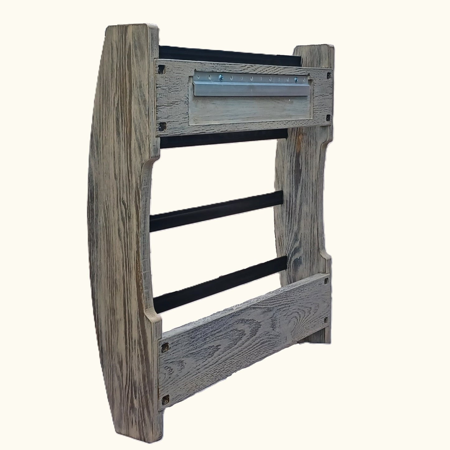 Medal Display, Custom Wood, Oak, Rustic Finish, 25 Medal