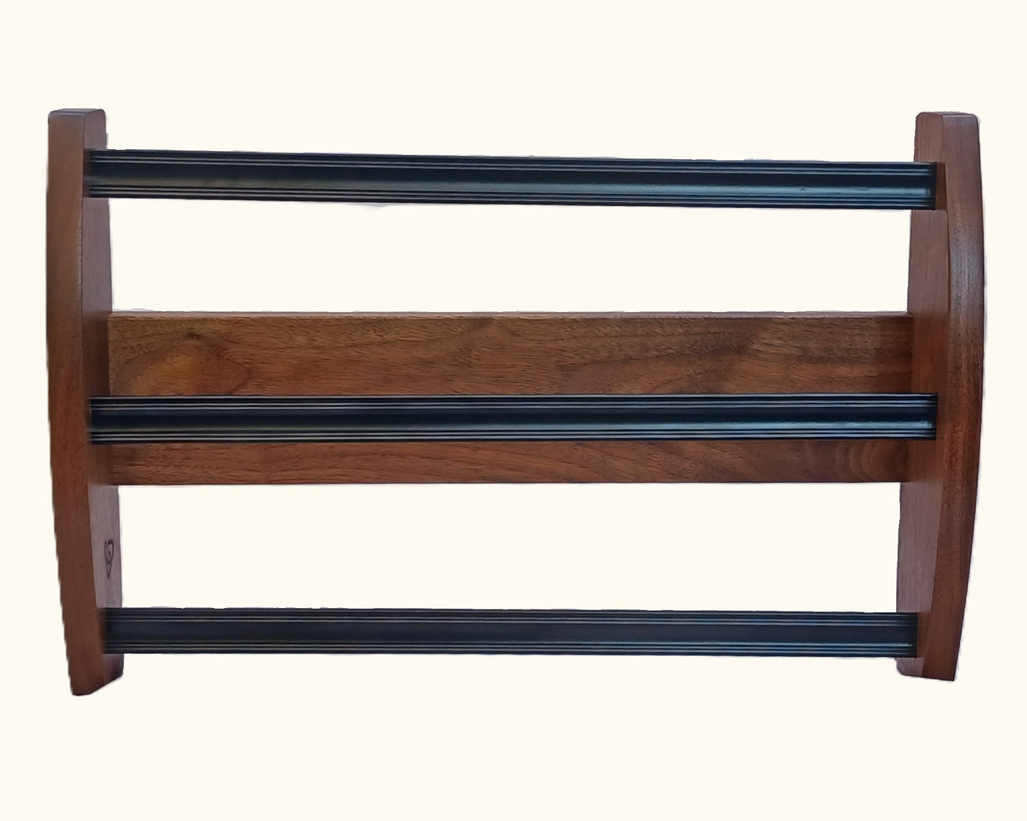 Zavus Medal Display, Custom Wood, Walnut, Clear Finish, 15 Medal