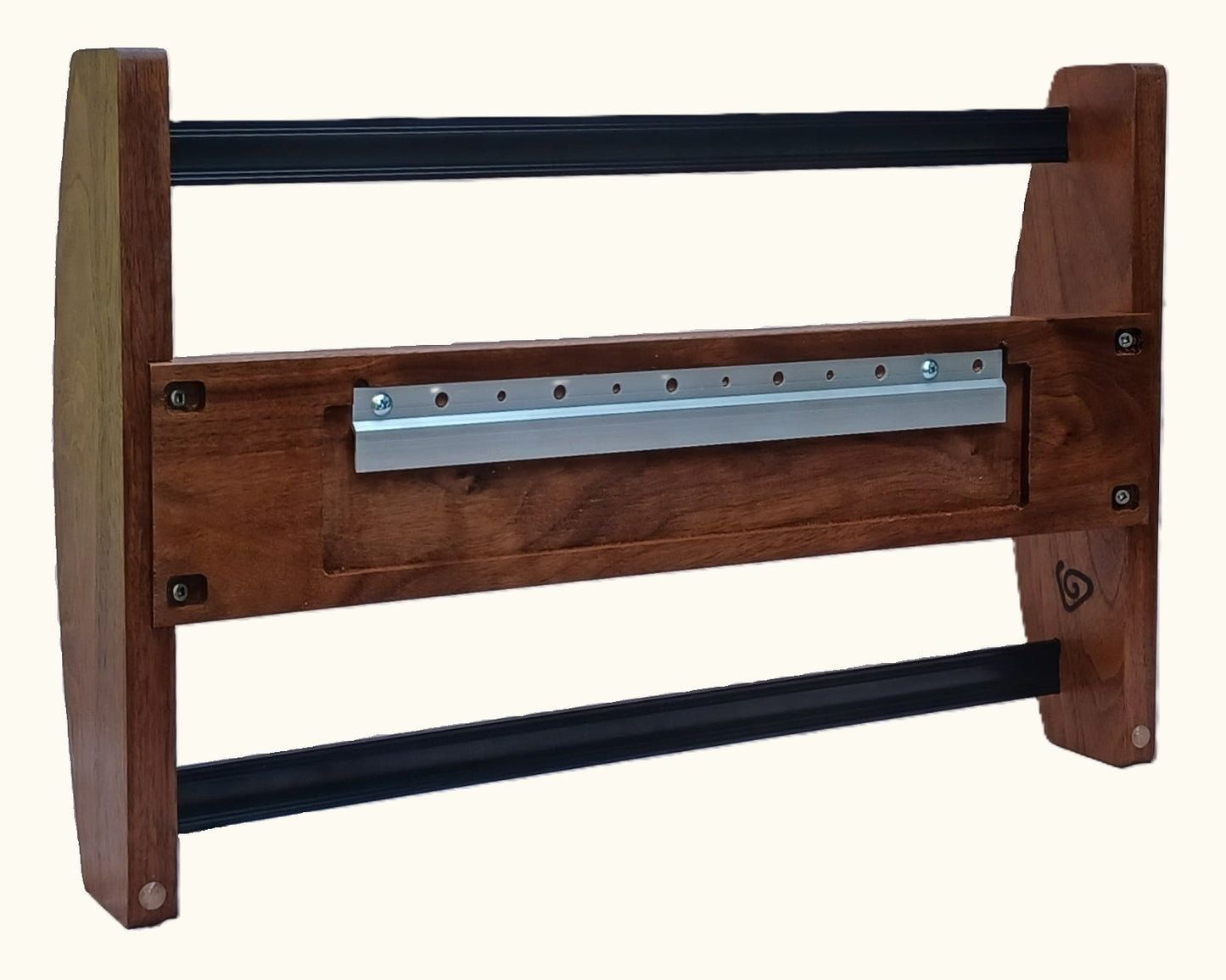 Medal Display, Custom Wood, Walnut, Clear Finish, 15 Medal