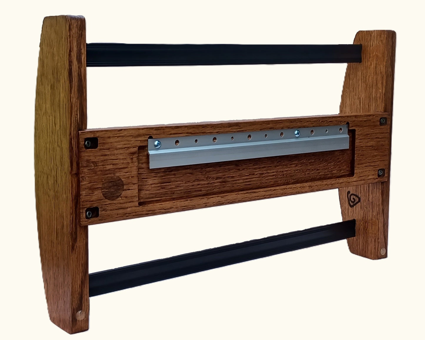 Medal Display, Custom Wood, Quarter Sawn Oak, Med Stained Finish, 15 Medal