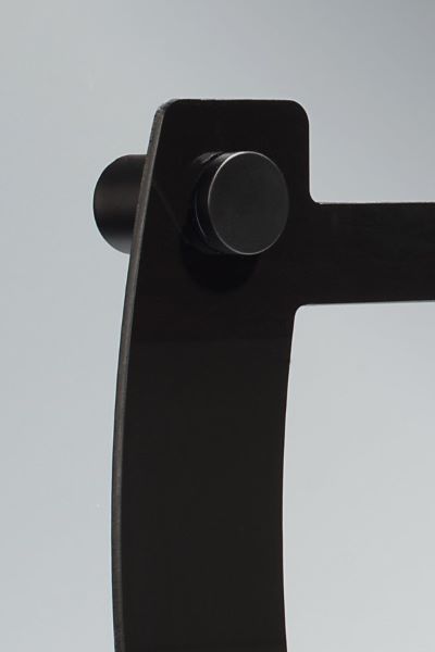 Zavus Medal Display, Acrylic, Black, Matte-Texture, Black Hardware, 25 Medal